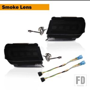トヨタ バンパーリフレクターライト 10-19 ランドクルーザー プラド 150 LC150 FJ150 GRJ150 テールブレーキリアフォグランプ ウィンカー - Smoke Lens