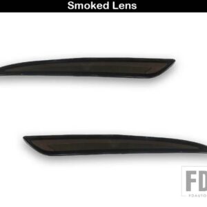 フォード フルイドスタイル LED バンパーリフレクターテールライト 2013年以降のフュージョンモンデオ用 - Smoke Lens