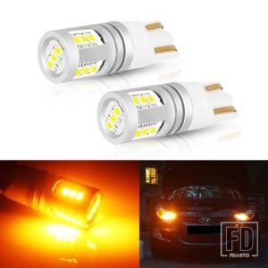 BMW ホワイト W5W LED ライト CANBUS 12V-32V 168 T10 LED ミニ クーパー F54 F55 F56 R52 R53 R55 R56 パーキングライト用 - Yellow