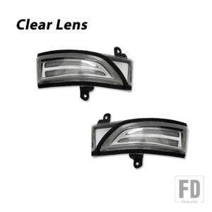 スバル WRX STI フォレスター アウトバック インプレッサ レガシー クロストレック用 LED ダイナミックサイドミラーライト ダイナミックウィン - Clear Lens