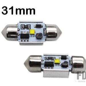 C5W LED電球 CANBUS OBC 12V フェストゥーン 31mm 36mm 39mm 41mm 44mm C10W LED 自動車内装ドームランプ 読書灯 カーゴエリア ホワイト - 31MM