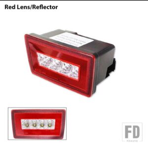 スバル WRX STI インプレッサ XV クロストレック 2011-2021 LED テールブレーキ リバースライト 自動車用 リアフォグランプ CANバス OEM#84913 - Red Lens