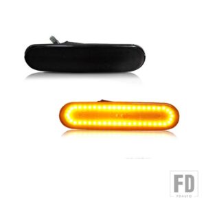 ホンダ フルLEDサイドマーカーライト 02-2005 シビック SI EP3 / EP 3DR ウィンカーライト/ドライビングライトOEM サイドマーカーランプ - 2pcs Amber