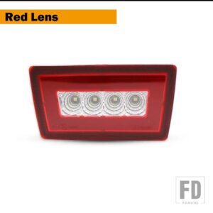 スバル 2011年以降の インプレッサ WRX/STI XV クロストレック 3-IN-1 LED リアフォグランプテールランプブレーキランプバックアップリバースラ - Red Lens