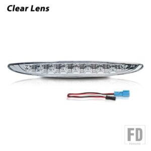 ミニクーパー スモークレンズ レッド LED サードブレーキランプ 2002-2006 R50 R53 1ST GEN用 OEMフィット ハイマウントブレーキライト - Clear Lens