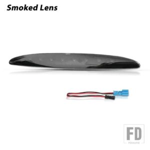 ミニクーパー スモークレンズ レッド LED サードブレーキランプ 2002-2006 R50 R53 1ST GEN用 OEMフィット ハイマウントブレーキライト - Smoked Lens