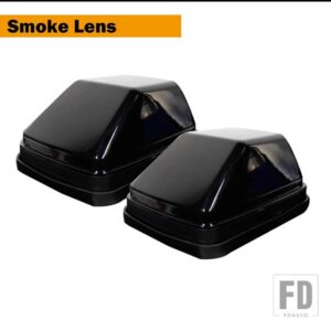フロントバンパー ホワイトアンバー LED DRL ウィンカーライト メルセデス W463 Gクラス G500 G550 G600 G55 G63 AMG ポジションライト 90-18 - Smoked Lens