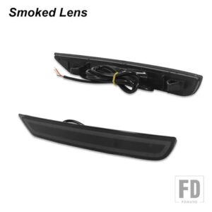 スバル 自動車用 バンパーリフレクターライト フォレスター テールブレーキリアフォグランプ ブレーキライト ダイナミックウィンカーライト 08 - Smoked Lens