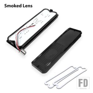 シボレー フリートサイド / GMC ピックアップ ブレイザー トラック フリートサイド/ワイドサイド 自動車用 テールライト LED アセンブリ レッド - Smoke Lens