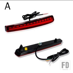 トヨタ 自動車用 赤色 LED バンパーリフレクターライト カローラ 2020 2021 テールブレーキリアフォグランプウィンカーランプ機能 - A