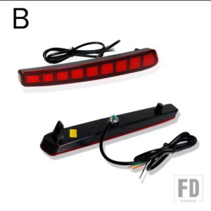 トヨタ 自動車用 赤色 LED バンパーリフレクターライト カローラ 2020 2021 テールブレーキリアフォグランプウィンカーランプ機能 - B