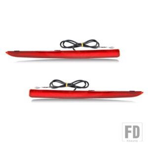 テールライトスタイル フル LED バンパーリフレクターライト リンカーン MKZ テール/ブレーキウィンカーライトリアフォグランプ 2013-20用 - Red Lens