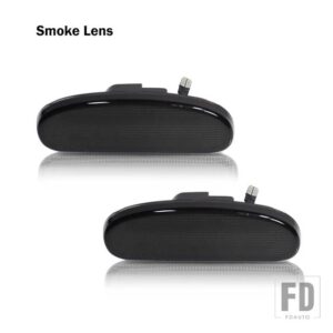 日産 T10 レッド フルLED リアサイドマーカー パーキングライト/フェンダーランプ キューブ用 バックサイドマーカーランプ 2009-2014年式と交換 - Smoked Lens
