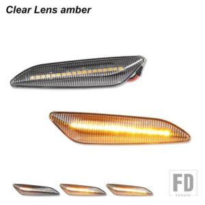 フィアット TIPO EGEA アルファロメオ 156 147 クライスラー イプシロン III ランチアデルタダイナミック LED - Clear Lens