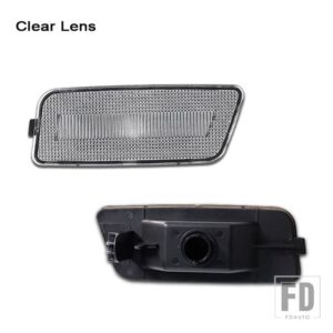 VW ユーロフロントバンパーサイドマーカーランプハウジング MK6 ゴルフ GTI 2010-2014用OEM アンバーサイドマーカーランプと交換 - Clear Lens