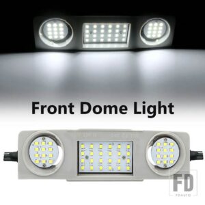 PASSAT B6 B7 CC GOLF 4 5 6 PLUS JETTA TIGUAN TOURAN SCIROCCO SHARAN BEETLE用LED車内ドームライトルーフ読書灯 - Fornt Dome light
