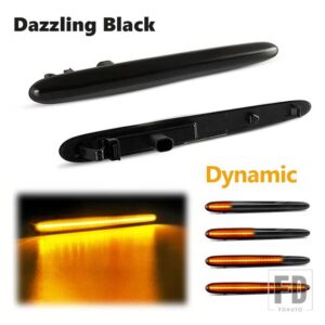 アルファロメオ ジュリエッタ 940 ジュリエット スプリント ヴェローチェ 2010-2021用 LED ダイナミックサイドマーカーライト 矢印ウィンカーウ - Dynamic Smoke