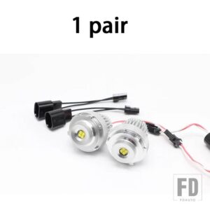 BMW 付きLED30Wエンジェルアイマーカーライトバルブ 5シリーズ E60 E61 LCI GEN 545I 550I 535I 530I 520I 2007-2010用 - 2 pieces