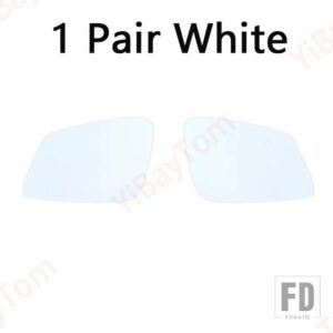 BMW F01 F02 F03 F04 F10 F20 F21 F22 F87 F32 F33 F36 F30 F31 F34 F23 F45 F46 I3 F48 2013-17用サイドリアビューヒーター付きミラーガラス - 1 pair white