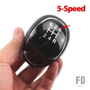 フォード 5/6インチ カーギアシフトノブ レバースティックヘッド S-MAX C-MAX KUGA GALAXY MONDEO 4 MK4 TRANSIT TOURNEO CONNECT FOCUS アクセ - 5 Speed