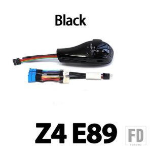 BMW 3色 グラデーションLEDライトギアシフトノブオートマチックトランスミッションロッドヘッド Z4 E89 E85 E86 2001-2016用 - Z4 E89 Black