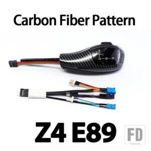 BMW 3色 グラデーションLEDライトギアシフトノブオートマチックトランスミッションロッドヘッド Z4 E89 E85 E86 2001-2016用 - Z4 E89 Carbon fiber