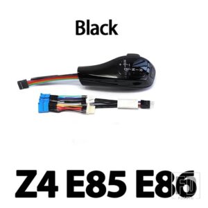 BMW 3色 グラデーションLEDライトギアシフトノブオートマチックトランスミッションロッドヘッド Z4 E89 E85 E86 2001-2016用 - Z4 E85 E86 Black