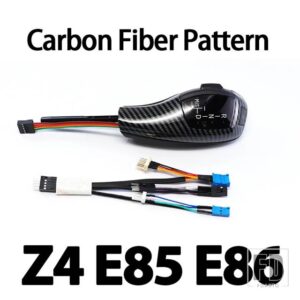 BMW 3色 グラデーションLEDライトギアシフトノブオートマチックトランスミッションロッドヘッド Z4 E89 E85 E86 2001-2016用 - E85 E86 Carbon fiber