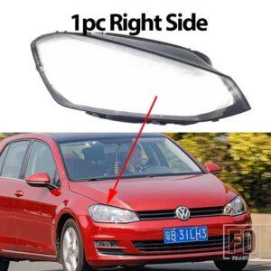 VW 自動車用 クリアハウジング フロントヘッドライトレンズシェルカバーガラスランプカバー ランプシェード ゴルフ 7 MK7 GTI 2015-2017用 - 1pc Right Side