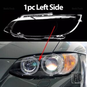 BMW 自動車用 ヘッドランプカバー ヘッドライトレンズガラスカバー ランプシェード 明シェルレンズカバー M3 E92 E93 クーペ プレフェイスリフ - 1pc Left Side