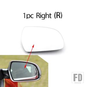 アウディ ミラー ヒーター付きサイドミラー ガラス バックミラーレンズ A4 S4 RS4 B8.5 2011-16A5 S5 RS5 B8.5 10-16A3 8P RS3用 - 1pc Right