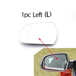アウディ ミラー ヒーター付きサイドミラー ガラス バックミラーレンズ A4 S4 RS4 B8.5 2011-16A5 S5 RS5 B8.5 10-16A3 8P RS3用 - 1pc Left