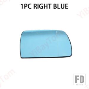 BMW E53 X5 1999-2006用サイドバックミラーヒーター付きウィングミラーガラスカーアクセサリー - 1pc right blue