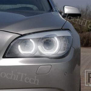 BMW E92 E90 E60 F30 F31 E82 F10 F11 X5 X6 E53 E70 E65用高輝度LEDエンジェルアイズ カーライトアクセサリー 3D DTMスタイル アクリル - F01 F02 F03 F04