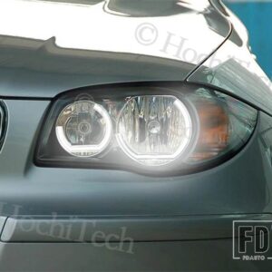 BMW E92 E90 E60 F30 F31 E82 F10 F11 X5 X6 E53 E70 E65用高輝度LEDエンジェルアイズ カーライトアクセサリー 3D DTMスタイル アクリル - E81 82 83 88 Halogen