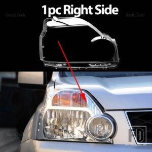 日産 ヘッドライト ランプシェード クリアレンズ ランプシェードカバー X-TRAIL T31 プレフェイスリフト 2007-11 - 1pc Right Side