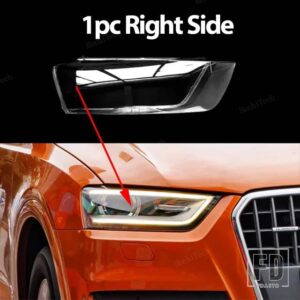アウディ ヘッドライトカバー クリアマスクレンズ ランプシェード ヘッドランプシェル ポリカーボネート Q3 8U RS Q3 プレフェイスリフト 2011 - 1pc Right Side