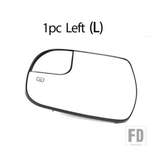 トヨタ シエナ XL30 LE XLE SE 2011-2020 87906080808790308080用 サイドミラーガラス リアビュー リアビュー 外装 - 1pc Left