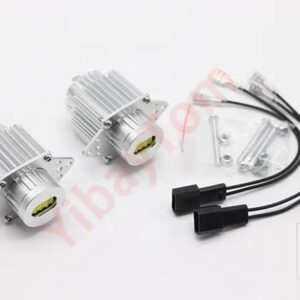 BMW 2個 明160W 6000KランプLEDエンジェルアイマーカーライト電球 3シリーズE90 E91 LCIハロゲンヘッドライト2009-2011 - 2 pieces