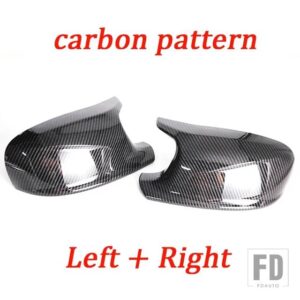 BMW カーボン製バックミラーキャップ サイドミラーカバー X3 F25 X1 E84 PRE-LCI 2010-13 用 - 1 pair Carbon look