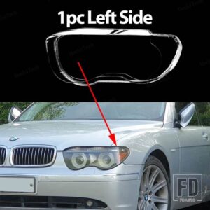 BMW 自動車用 ヘッドライトカバー ランプシェード 防水 明シェルカバー ランプクリアカバー 7シリーズ E65 E66 E67 2001-2004 フェイスリフト前 - 1pc Left Side