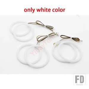 マツダ 6ダブル の SMDコットンライトスイッチバックLEDエンジェルアイリングDRLキット 6 6 GG1 MK1 2002-2008用 - Only White