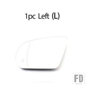 メルセデスベンツ メルセデス C E S GLCクラス W205 W222 W213 X253 用 自動加熱サイドブラインドスポットミラーガラスレンズ - Left with blind spot