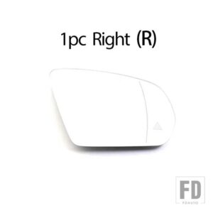 メルセデスベンツ メルセデス C E S GLCクラス W205 W222 W213 X253 用 自動加熱サイドブラインドスポットミラーガラスレンズ - Right blind spot