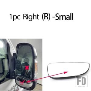 シトロエン プジョー ボクサー マネージャー用 リレージャンパー 自動加熱サイドミラーガラスレンズ 運転席助手席用 - 1pc Right- Small