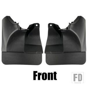 トヨタ OE スタイルモールドマッドフラップ ランドクルーザープラド FJ120 120 2003-2009 マッドフラップスプラッシュガードマッドガードフロン - Only Front