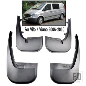 メルセデスベンツ V クラスビト W447 ビアノ W639 マッドガード V250 車フェンダーマッドフラップビトスプラッシュガード 2006-2019 メトリスマ - W639 06-10