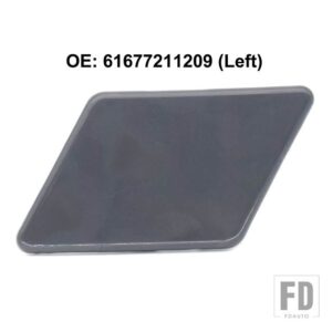 BMW ヘッドライトウォッシャーノズルカバーフロントバンパーキャップ RH LH 未塗装 61677211209 61677211210 E90 E91 325I 320I 335I 328I 352 - left