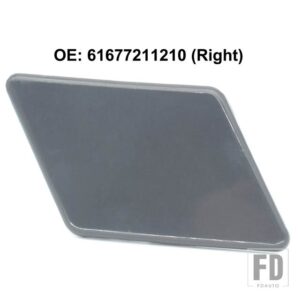 BMW ヘッドライトウォッシャーノズルカバーフロントバンパーキャップ RH LH 未塗装 61677211209 61677211210 E90 E91 325I 320I 335I 328I 352 - right