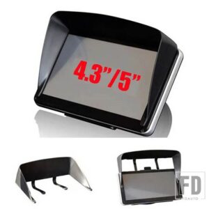 汎用 GPS ナビゲーションアクセサリー 4.3 / 5 / 7 / インチフレーム GPS サンシェードサンシェード GPS スクリーンバイザーフードブロック - 5 inch